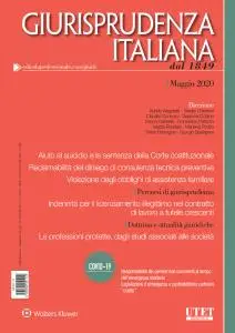 Giurisprudenza Italiana - Maggio 2020