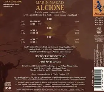 Jordi Savall, Le Concert des Nations - Marin Marais: Alcione (2020)