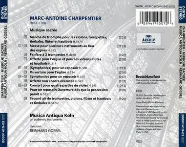 VokalEnsemble Koln, Musica Antiqua Koln, Reinhard Goebel - Carpentier - Musique sacree (2003)
