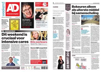 Algemeen Dagblad - Rotterdam Stad – 28 maart 2020