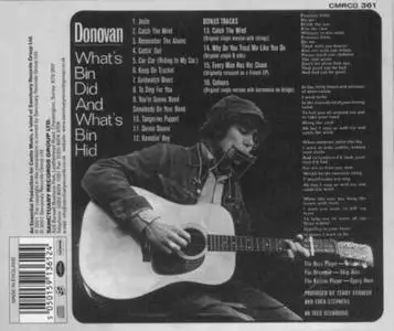 Donovan - What's Bin Did And What's Bin Hid (1965) {2001 Castle Music/Sanctuary}