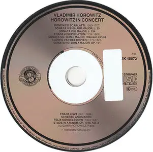 Vladimir Horowitz - Horowitz In Concert - 1967-1968 (CD ReIssue 1989)