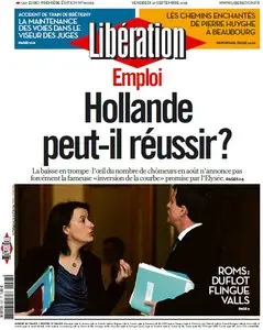 Libération du Vendredi 27 Septembre 2013