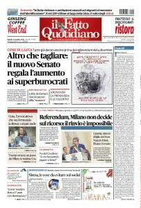 Il Fatto Quotidiano - 4 Novembre 2016