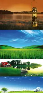 PSD templates - Nature 9