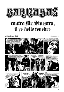Barnabas - Il Vampiro Buono - Contro Mr Sinestra, Il Re Delle Tenebre