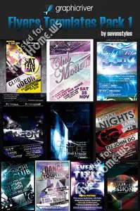 GraphicRiver Flyers Templates Pack by sevenstyles (Volume 1)