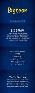 Bigtoon - Handwritten comic font