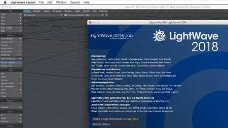 NewTek LightWave 3D 2018.0.6 Build 3069 macOS