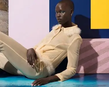 Grace Bol by Marko MacPherson for W Magazine February 2015