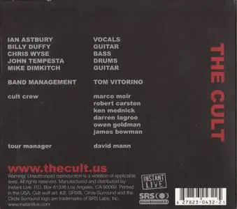 The Cult - Plaza Of Nations.BC.05.18.06 (2006)