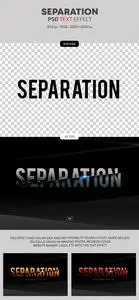 Separation - Photoshop Text Effects