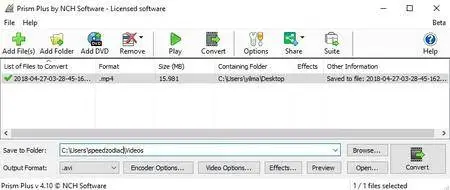 Prism Video File Converter Plus 4.10 Beta Portable