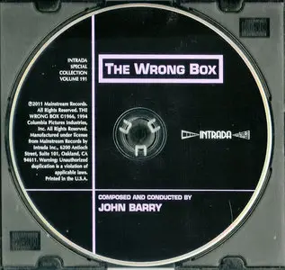 John Barry - The Wrong Box: Original Motion Picture Soundtrack (1966) Intrada Special Collection 2011