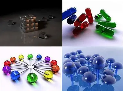 3D GLASS TRANSPARENT WALLPAPER