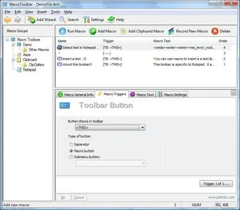 Pitrinec MacroToolbar 7.5.0 Professional