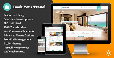 ThemeForest - Book Your Travel v6.0.3 - Online Booking WordPress Theme 