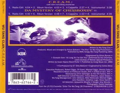 Wu-Tang Clan - C.R.E.A.M. (US CD5) (1994) {LOUD/RCA} **[RE-UP]**