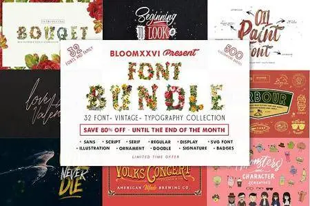 CreativeMarket - FontaGraph Bundle 2506350