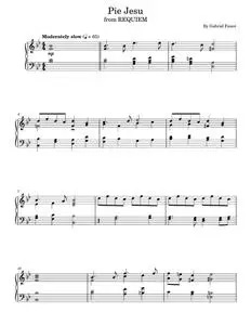 Pie Jesu - Gabriel Faure (Piano Solo)