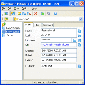 Sowsoft Network Password Manager v3.3 Build 01-18-12