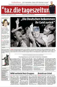 Tageszeitung TAZ vom 24 August 2012