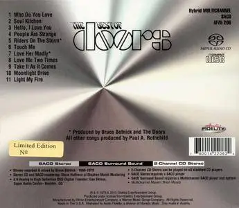 The Doors - The Best Of The Doors (2015) [2015, Audio Fidelity AFZ5 206] Repost