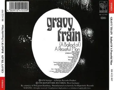 Gravy Train - (A Ballad Of) A Peaceful Man (1971) {1990, Reissue}