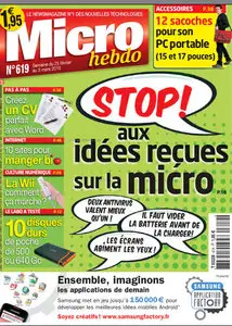 Micro hebdo n°619  du 25 Février 2010