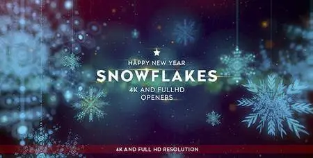 Snowflakes 4K Openers - Project for After Effects (VideoHive)