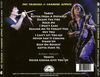 Pat Travers And Carmine Appice - The Balls Album (2016)