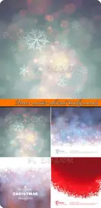Vector winter abstract backgrounds