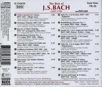 VA - The Best Of J.S. Bach (1997) {Naxos}