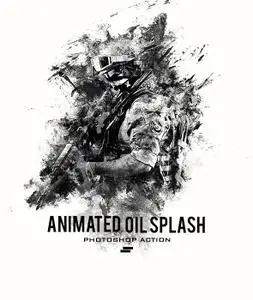 GraphicRiver - Gif Animated Oil Splash Photoshop Action 20811143