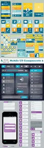 Vectors - Mobile UI Components 2