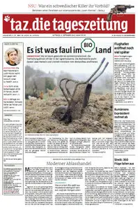 Tageszeitung TAZ vom 05 September 2012