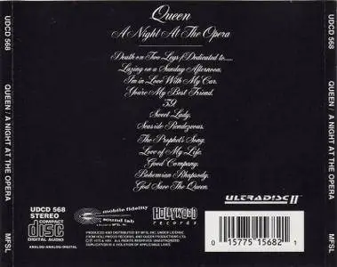 Queen - A Night At The Opera (1975) [MFSL UDCD 568] Repost