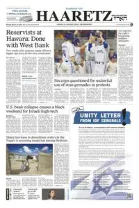 Haaretz English Edition - 13 March 2023