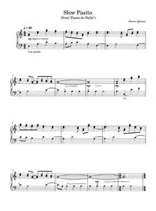 Slow Pasito (from "Pasos de Baile") - Alberto Iglesias (Piano Solo)