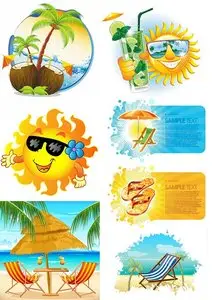 Vector - Summer holiday to sea