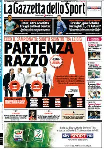 La Gazzetta dello Sport Nazionale con Puglia e Basilicata - 28.07.2015