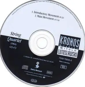 Kronos Quartet - Witold Lutoslawski: String Quartet (1991)