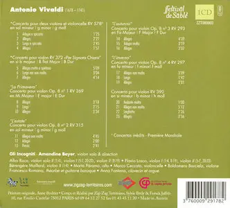 Vivaldi - Ensemble Gli Incogniti, Beyer - Les Quatre Saisons & Autres Concertos (2008)