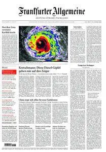 Frankfurter Allgemeine Zeitung F.A.Z. mit Rhein-Main Zeitung - 08. September 2017