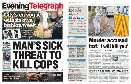 Evening Telegraph Late Edition – January 25, 2018