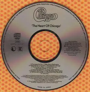 Chicago - The Heart Of Chicago (1989) {Japan 1st Press}