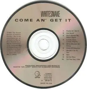 Whitesnake - Come an' Get It (1981) Re-up