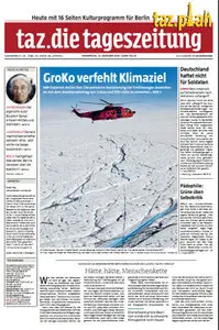 Tageszeitung TAZ vom 12 Dezember 2013