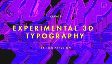 Create experimental 3D typography in Adobe Illustrator and Photoshop