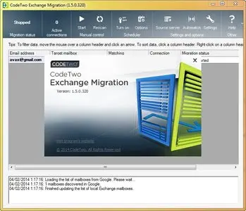 CodeTwo Exchange Migration 1.5.0.320